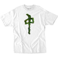rd8384-wht rds t-shirt leafy front view mens t-shirts short sleeve white