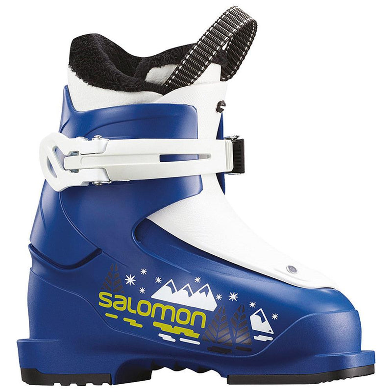 salomon alp boots t1 side youth boys boots blue