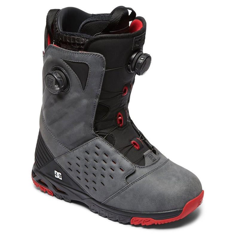 dc torstein side view Mens Boa Boots grey/red