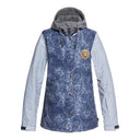 DC DC DCLA Snow Jacket BLUE XS Womens Insulated Jackets