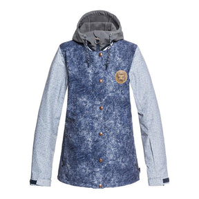 DC DC DCLA Snow Jacket BLUE XS Womens Insulated Jackets