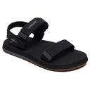 Quiksilver Quicksilver Monkey Cage Youth Sandals BLACK-GREY 1 Youth Boys Sandals 5T to 13T and 1 to 7 US Size