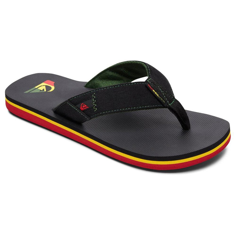 QUIKSILVER MOLOKAI ABYSS SANDALS FLIP FLOPS YOUTH