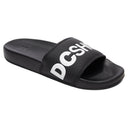 DC DC Slide Mens Sandals Black/White 6 Mens Slip on Sandals 5 to 11