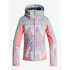 Roxy Roxy Sassy Snow Jacket GREY-PINK S Womens Jackets