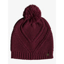 Roxy Roxy Lovers Soul Bobble Hat RED Womens Toques