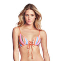 Maaji, Mandarin Spell, Womens Bikini Tops, Reversible, Orange, Stripes, 30855FT01