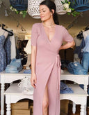 Mod Ref Mod Ref The Chelsea Dress MAUVE S Womens Short Dresses