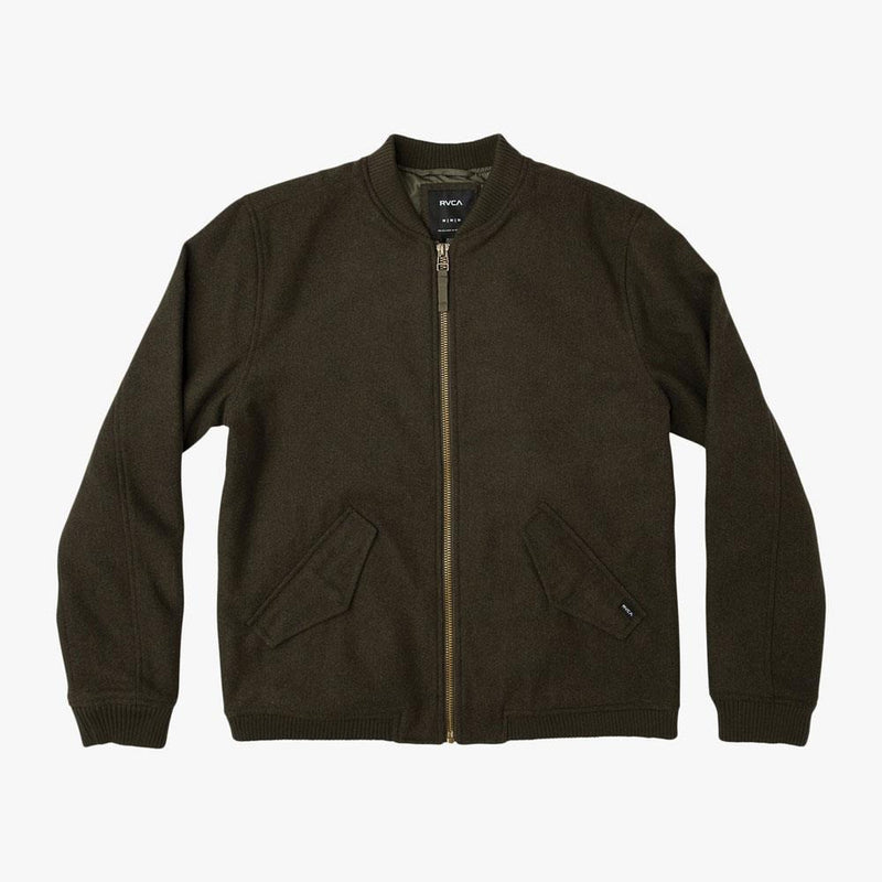 RVCA Collective Wool Bomber Jacket