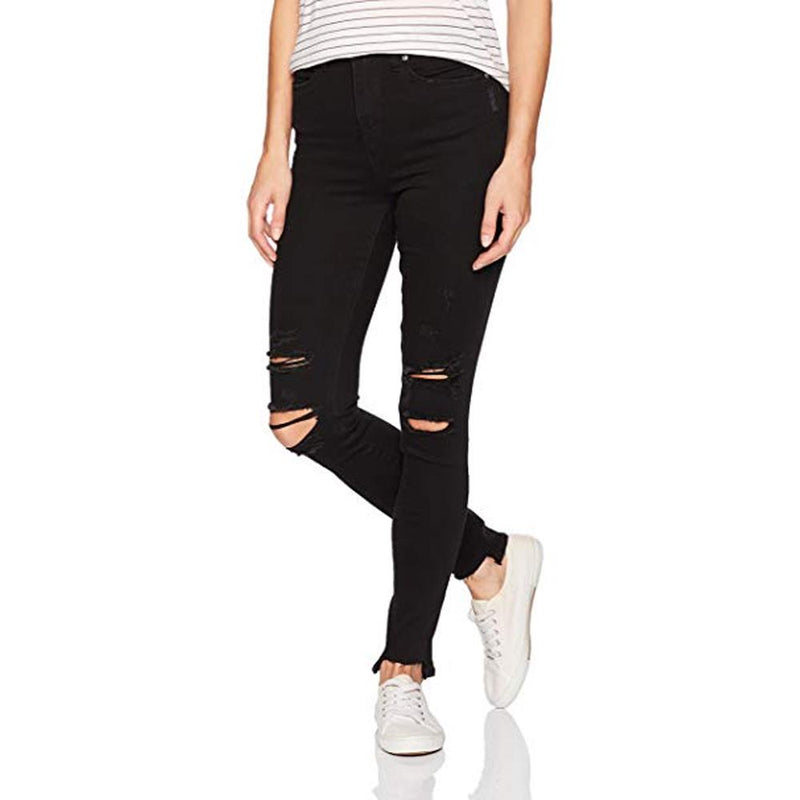 Silver Jeans, Robson High Rise Jeggins, Black, Womens Skinny Jeans, Womens Jeans, L64024SBK511 Front view