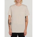 Volcom Volcom Heather Short Sleeve Pocket Tee OATMEAL M Mens T-Shirts