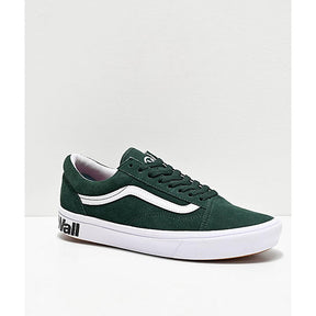 Vans Vans ComfyCush Old Skool GREEN-WHITE 9 Mens Skate Shoes 6 to 18