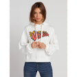 B3131902-SWH, Star White, White, Knew Wave Hoodie, Volcom, Womens Pullover Hoodies, Fall 2019