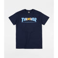 Thrasher, THR-311217, Navy, Argentina SS tee, Mens Short Sleeve T-Shirts