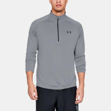 1328495-035, Steel, Grey, Under Armour UA Tech 2.0 1/2 Zip, Sweater, Pullover, Mens Long Sleeve, Fall 2019