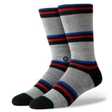 M545D19WOO.CHR, CHARCOAL, STANCE, WOOLY, MENS CREW SOCKS