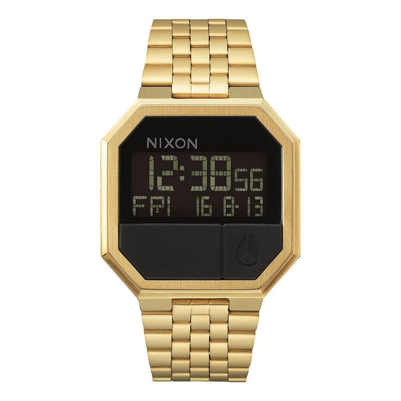A158-502-00, ALL GOLD, NIXON, THE RE-RUN, MENS WATCHES, MENS METAL BAND WATCHES, WINTER 2019