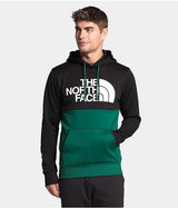 The North Face Northface Mens Surgent Bloc Pullover Hoodie BLACK-GREEN M Mens Pullover Hoodies