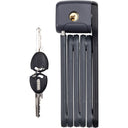 Bontrager Bontrager Elite Keyed Folding Mini Lock BLACK Bike Locks