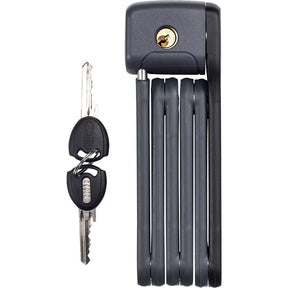 Bontrager Bontrager Elite Keyed Folding Mini Lock BLACK Bike Locks