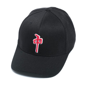 RDS RDS Flexfit OG Puffy BLACK-RED S/M Mens Hats Curved Brim