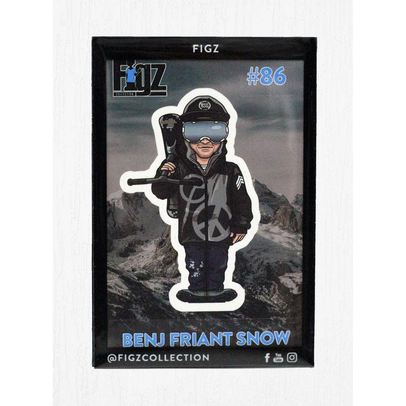 Figz Benj Friant Snow - Sticker
