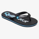 Quiksilver Quiksilver Molokai Fineline Youth Sandals BLUE-BLACK 1 Youth Boys Sandals 5T to 13T and 1 to 7 US Size