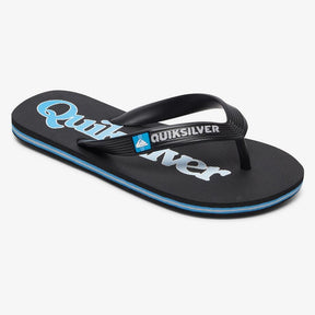 Quiksilver Quiksilver Molokai Fineline Youth Sandals BLUE-BLACK 1 Youth Boys Sandals 5T to 13T and 1 to 7 US Size