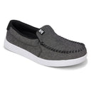 DC DC Men's Villain 2 Slip Ons CHARCOAL HEATHER 9 Mens Slip On Shoes 6 to 18