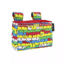 Electra Electra Graffiti Drip Velcro Handlebar Bag BLUE-RED 1SZ Bike Bags
