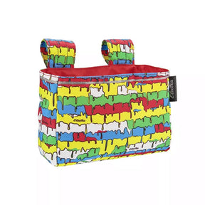 Electra Electra Graffiti Drip Velcro Handlebar Bag BLUE-RED 1SZ Bike Bags
