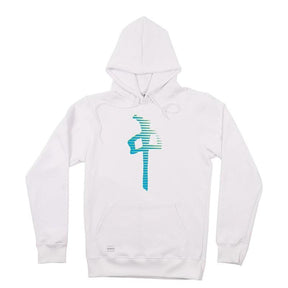 RDS RDS Hood Sliced WHITE L Mens Pullover Hoodies