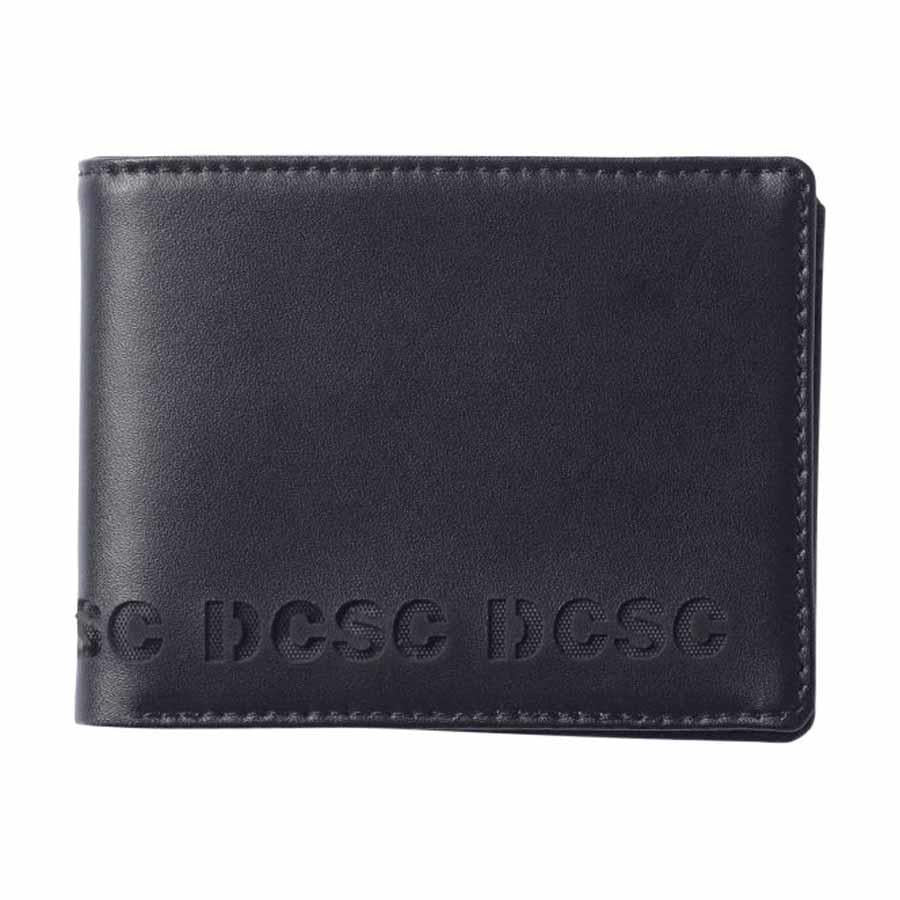 DC Custer Mens Leather Bifold Wallets