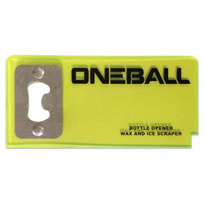 One Ball Jay One Ball Jay Bottle Opener And Scraper GREEN Snowboard Waxing Tools