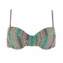 L Space L Space Demi Underwire Bandeau Womens Bikini Tops MULTI S Womens Bikini Tops