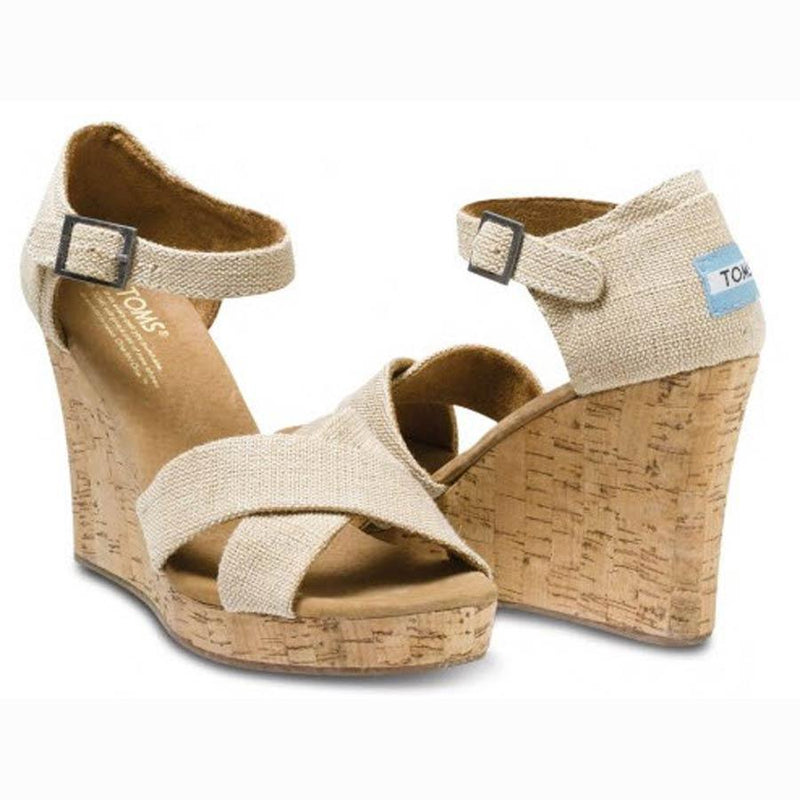 Toms Strappy Wedges