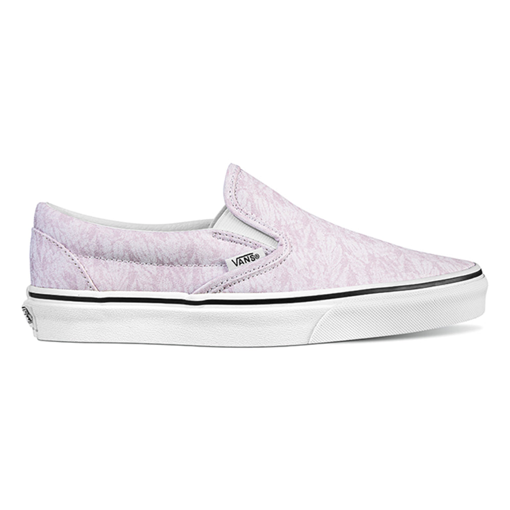 Vans Womens Classic Slip On Shoes 8 Cradle Pink True White