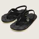 Volcom Volcom Recliner Boys Sandals BLACK 10 Youth Boys Sandals 5T to 13T and 1 to 7 US Size