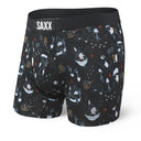 Saxx SAXX Mens Vibe Boxer Briefs GREY S Mens Boxer Brief Underwear