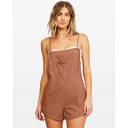 Billabong Billabong Wild Pursuit Short Overalls LIGHT BLUE S Womens Rompers