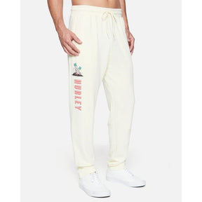 Hurley Hurley Mens Lazy Days Pants Coconut Milk S Mens Sweatpants