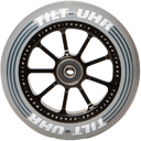 The UHR Wheels are part of Tilt’s Stage III collection which brings scooter wheel performance to the next level. The Ultra High Rebound formula is focused on rebound. Higher rebound gives you more speed and the smoothness while riding. The pregreased bearings and precisions spacers make assembly as easy as a feeble grind. Whether you're in the park or in the streets, the UHR wheels will maintain speed through whichever line you choose.  TILT - UHR WHEELS Colour: Slate position: verical  05-16-650