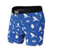 Saxx SAXX Mens Ultra Boxer Brief GREY-BLUE S Mens Boxer Brief Underwear
